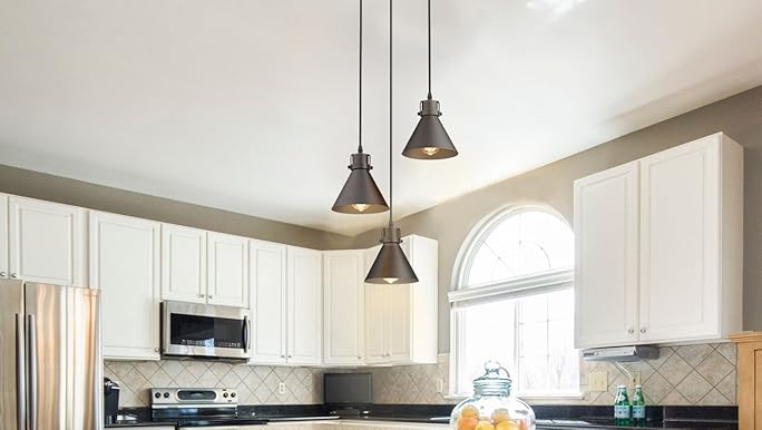 ゆゆ zeyu 3-Light Pendant Hanging Light, Industrial Cluster